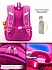 Рюкзак розовый Единорог с брелоком Мишка  - миниатюра №5